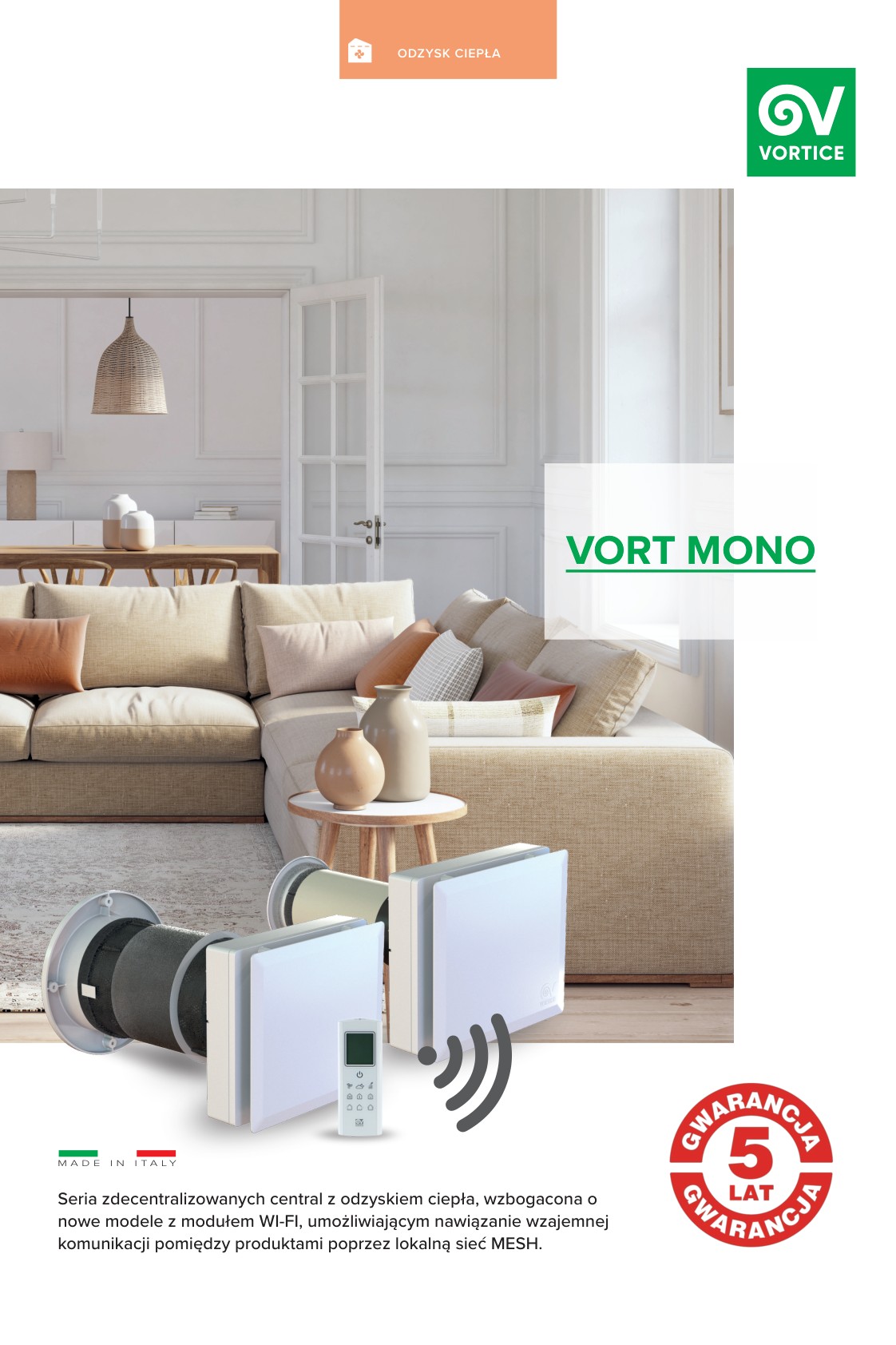 Rekuperacja Ścienna HRW MONO